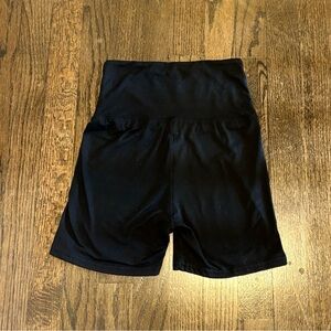 Women’s High Waist Black Athletic Shorts